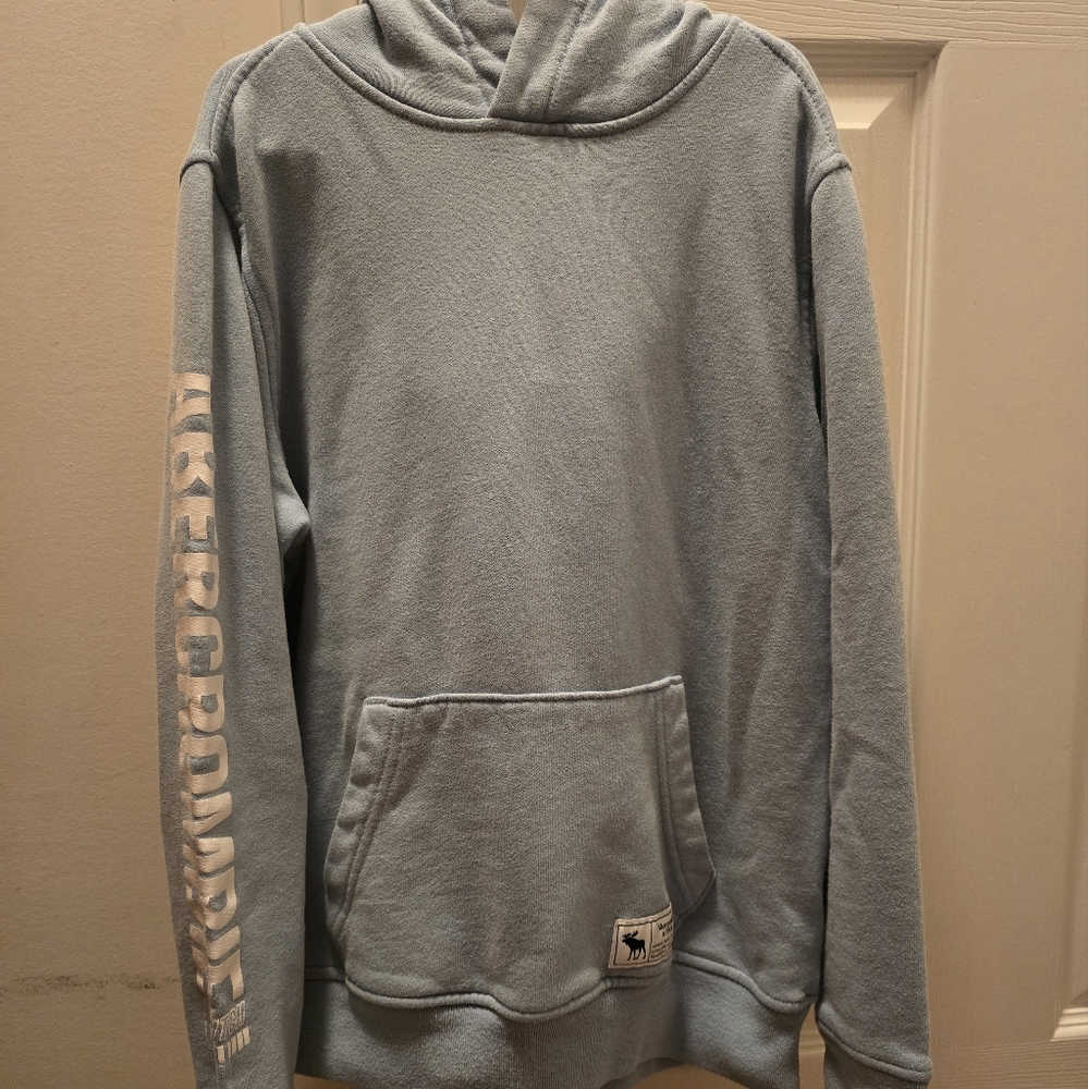 Abercrombie, kids blue hoodie, 11/12